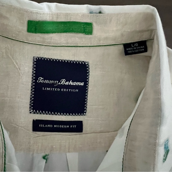 Tommy Bahama Limited Edition Long Sleeve Button Down Shirt Mens Large - Picture 2 of 8